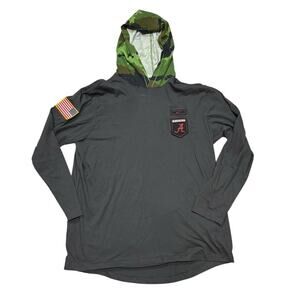 Nike Alabama Crimson Tide Salute To Service Camo Hoodie Men's‎ XL Gray